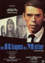 Les risques du metier avec Jacques Brel affiche du film Les risques du metier, avec Jacques Brel