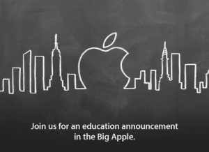 Invitation d'Apple au special event sur l'éducation du jeudi 19 janvier