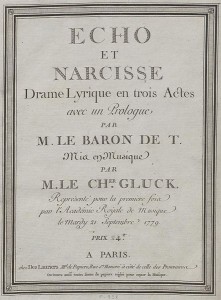 Echo et Narcisse de Gluck Echo et Narcisse de Gluck