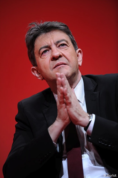 Jean-Luc Mélenchon lors du meeting de Villeurbanne, le 7 février 2012 Jean-Luc Mélenchon