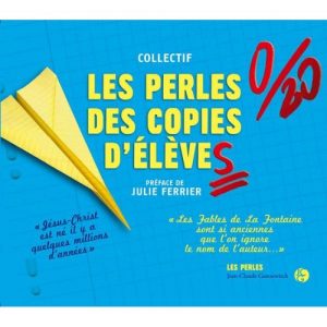 Couverture livre Les perles des copies d'élèves