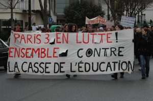Manifestation Paris III Censier Manifestation Paris III Censier