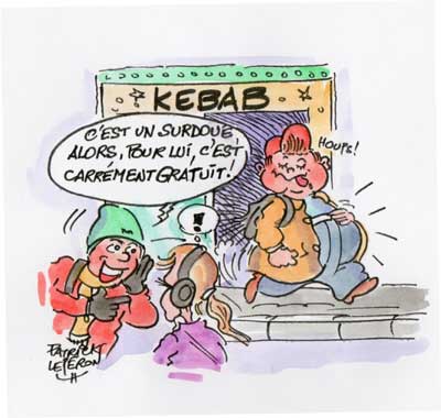Kebab à moitié prix contre bonne note scolaire !