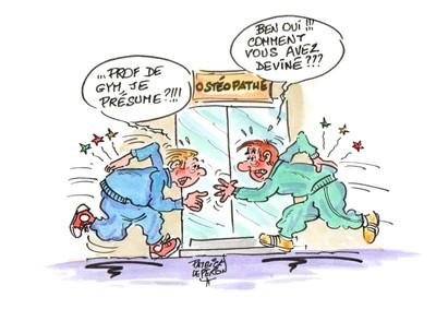 Profs d’EPS : plein le dos !