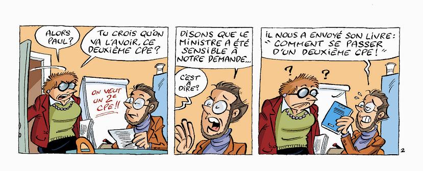 « Les Profs » demandent un second CPE !