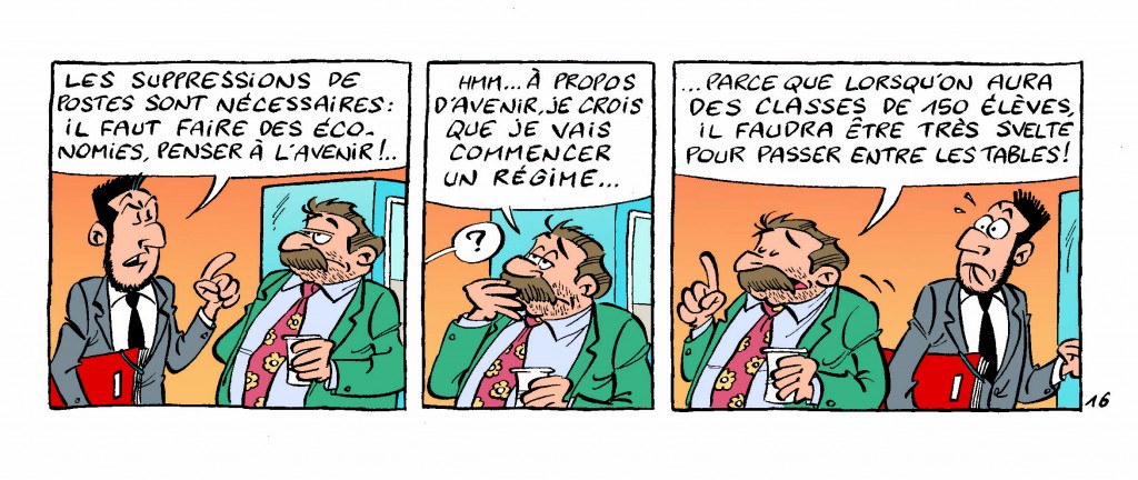 Les enseignants au régime sec !
