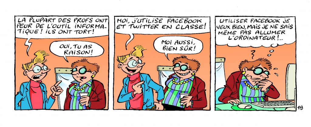 Facebook, twitter… : des enseignants geeks ?