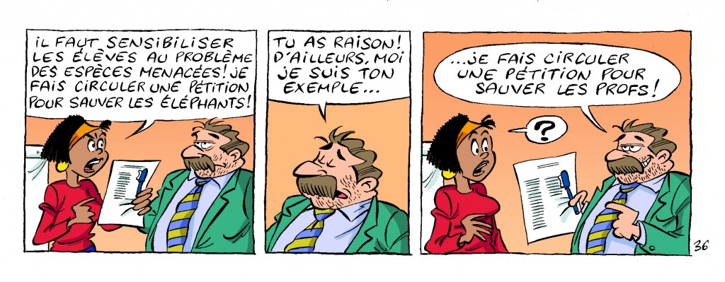 Il faut sauver les éléphants… et les profs !
