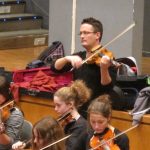 Laurent Quénelle violoniste du London Symphony Orchestra et élèves Laurent Quénelle violoniste du LSO