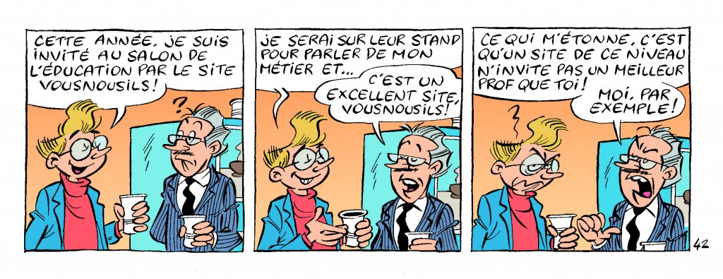 L’équipe Vousnousils.fr attend tous les profs au Salon de l’éducation !