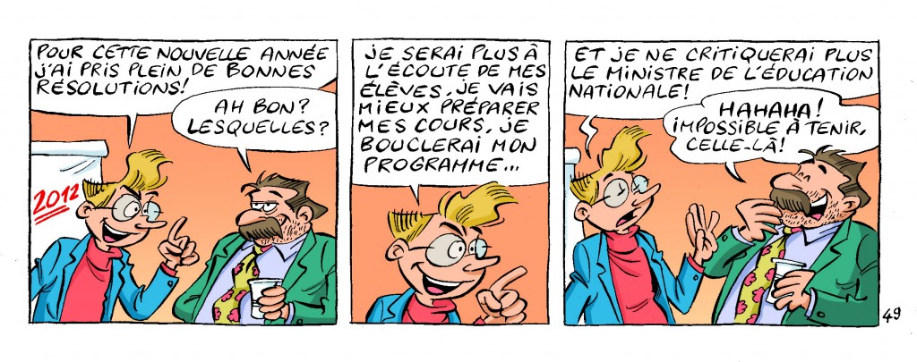 Les bonnes résolutions 2012 des Profs : des chimères ?