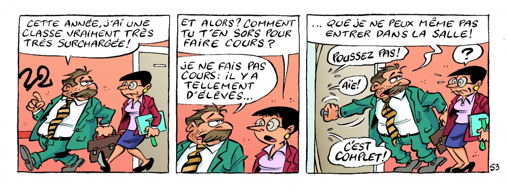 Classes surchargées : Maurice ne peut plus faire cours !