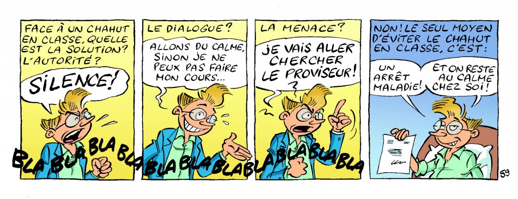 Chahut en classe : n’en faites pas une maladie !