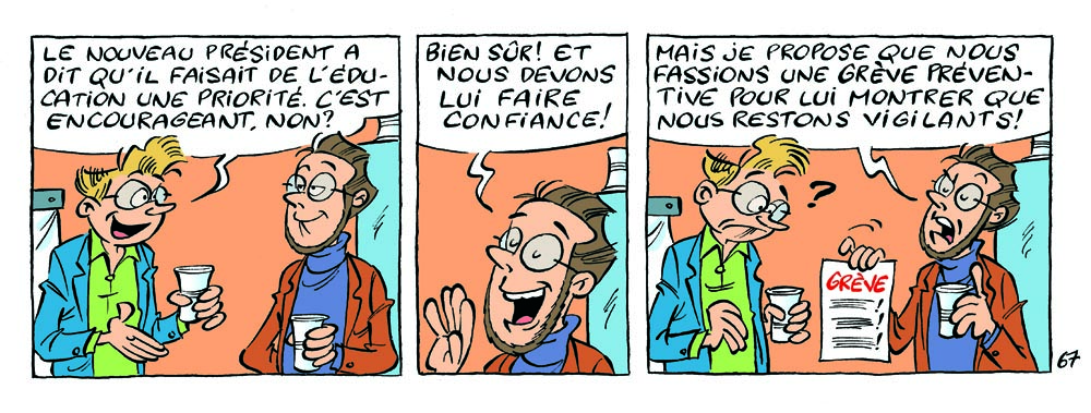 Les Profs à nouveau en grève… par précaution !