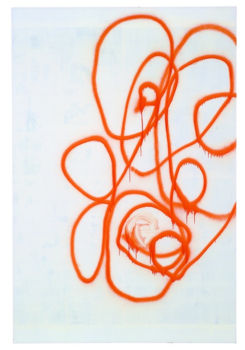 Christopher Wool, Sans titre, 2000, Peinture à l’émail sur toile de lin, 274,32 x 182,88 cm, Collection David Madee, New Jersey, Courtesy de l’artiste et de la galerie Luhring Augustine, New York Christopher Wool, Sans titre, 2000, Peinture à l’émail sur toile de lin, 274,32 x 182,88 cm, Collection David Madee, New Jersey, Courtesy de l’artiste et de la galerie Luhring Augustine, New York