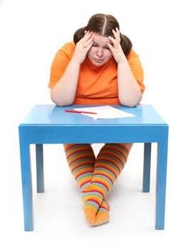 Les enfants obèses sont moins bons en mathématiques