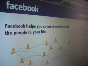 facebook écran page accueil
