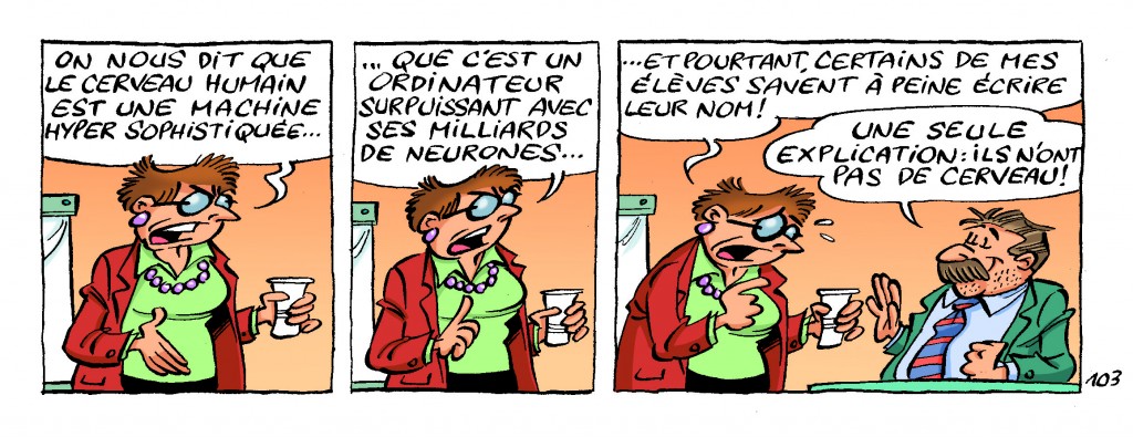 Semaine du cerveau : les élèves des Profs ne seraient pas de bons sujets d’étude !