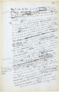 Gustave Flaubert écriture manuscrite