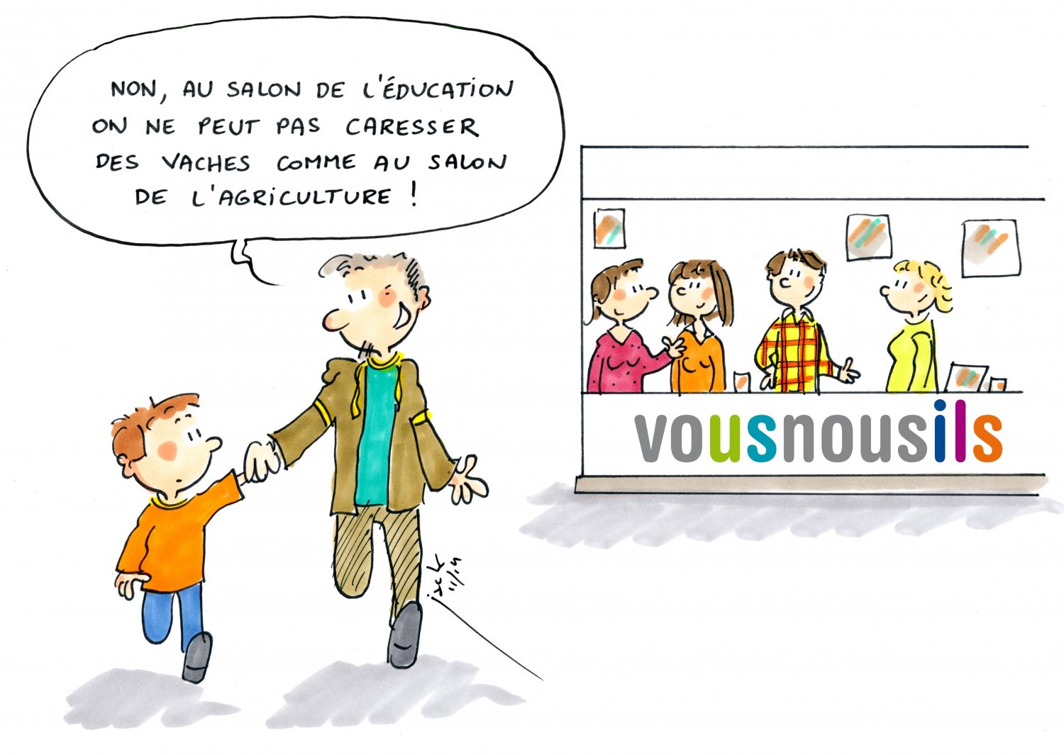 Salon de l’éducation : venez rencontrer l’équipe Vousnousils !