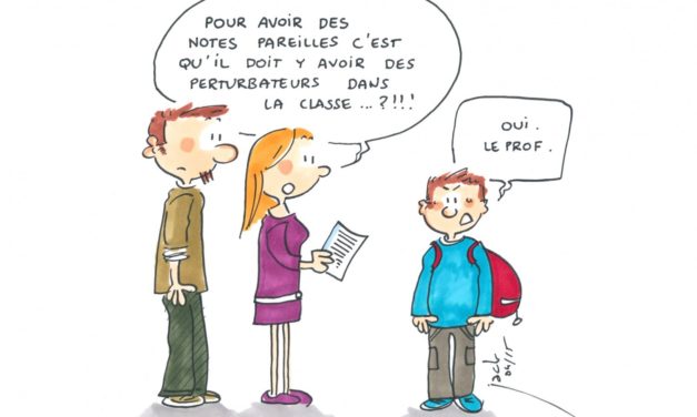 Mauvaises notes : c’est de la faute du prof !
