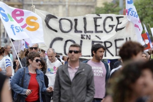 Réforme du collège : les syndicats appellent à une nouvelle grève le 11 juin