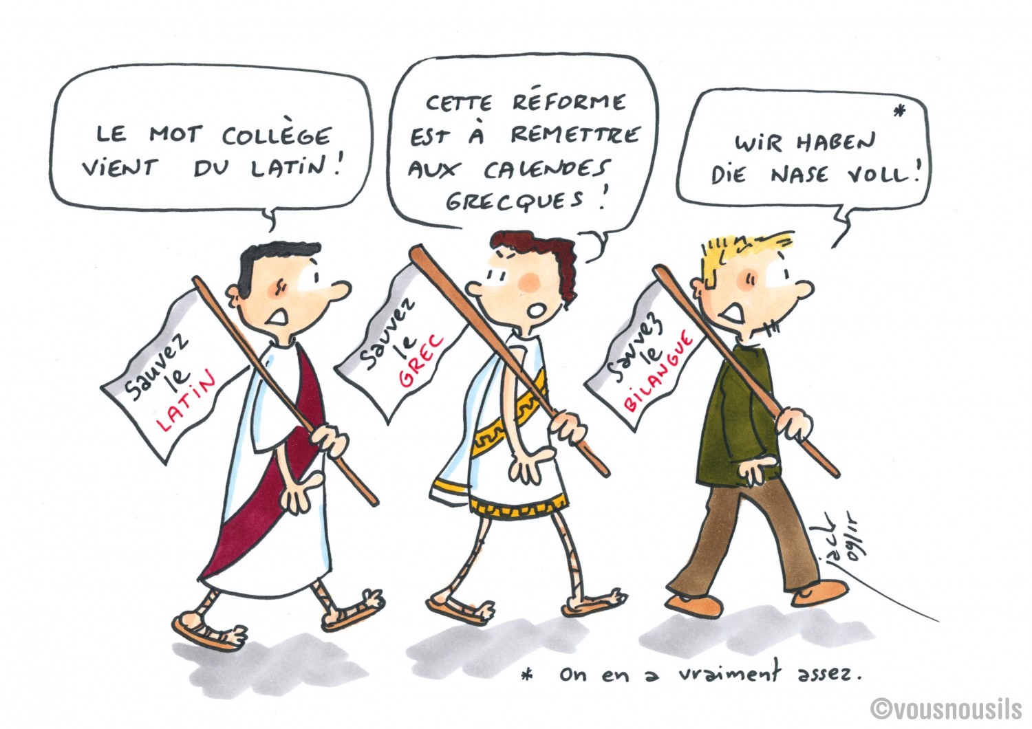 Collège : contre la réforme, pas de langues de bois !