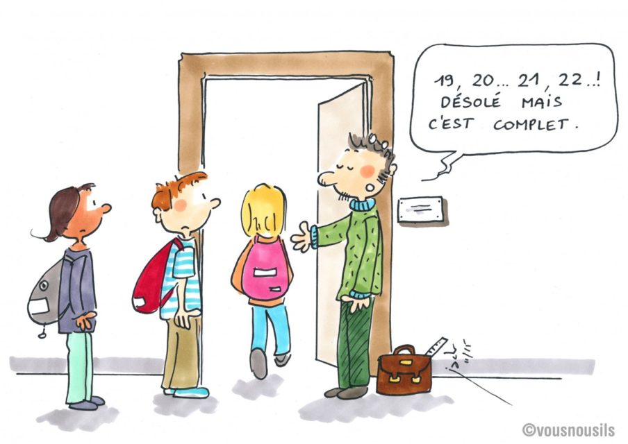 Collège et lycée : des cours à guichets fermés !