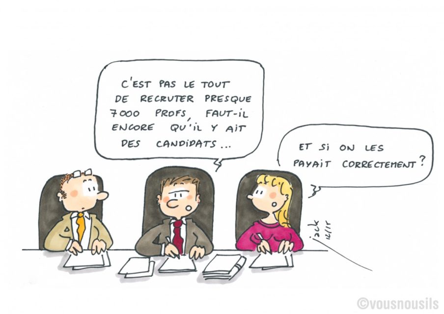 Recrutement d’enseignants : la solution miracle !