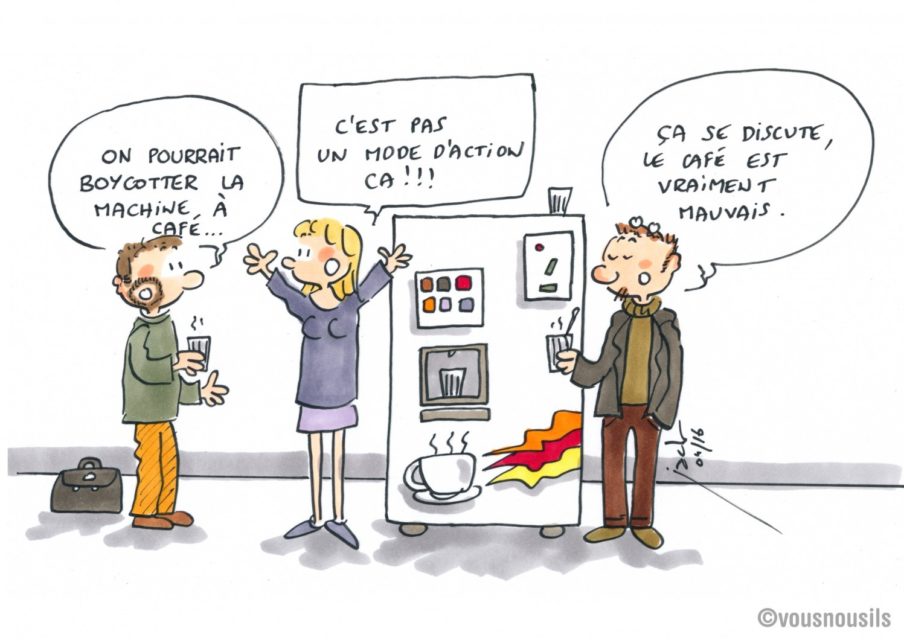 Réforme du collège : révolte autour de la machine à café !