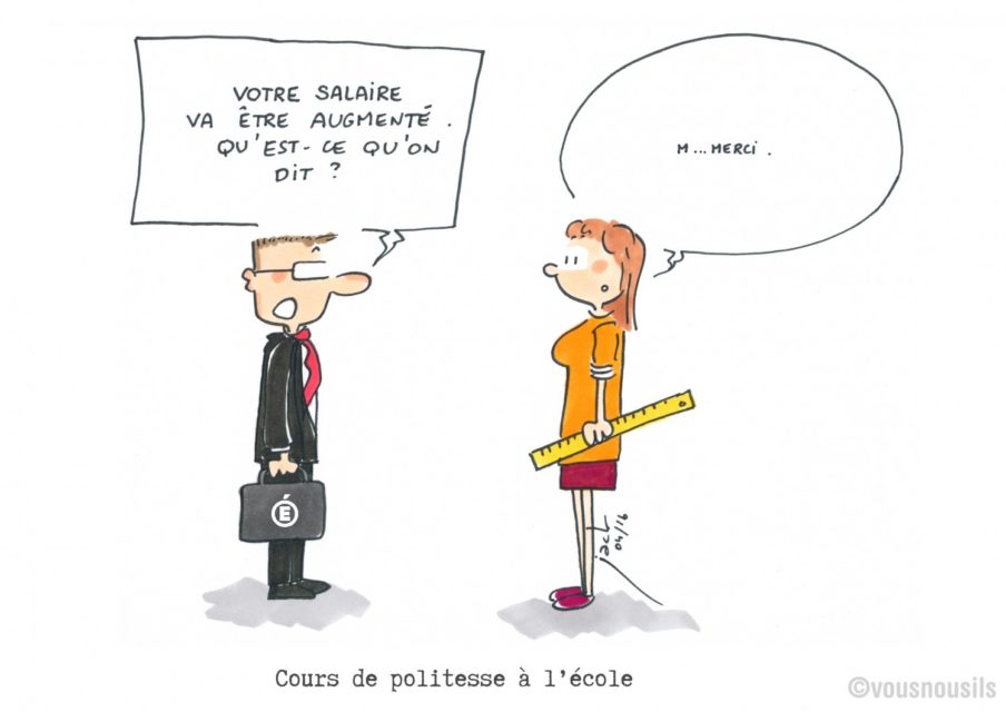 Cours de politesse en primaire : les enseignants à bonne école !