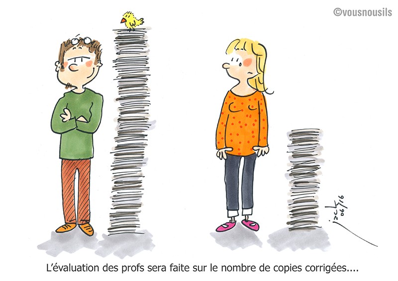 Evaluation : les profs veulent corriger la copie du ministère !