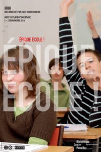 Affiche Epique école
