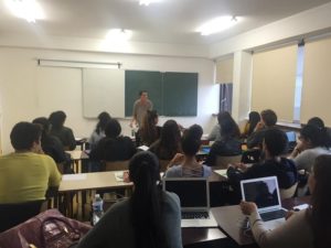 Alice Bravard premier cours de TD