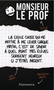 livre m le prof