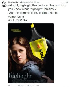 Monsieur le Prof