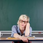 enseignant fatigué