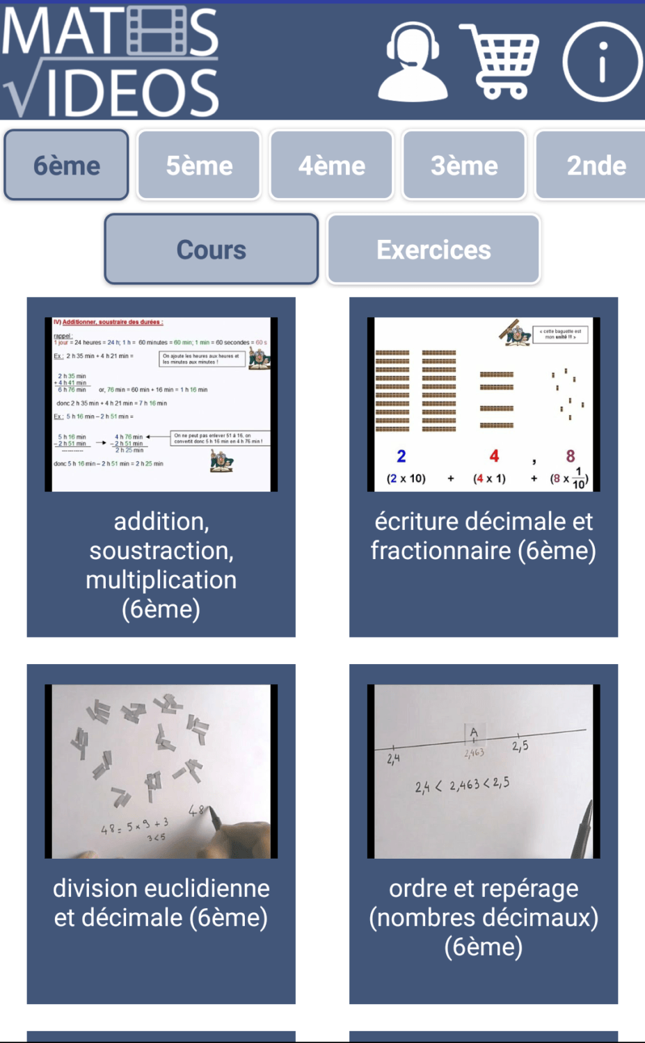 Maths-Vidéos, l’appli pour aider les jeunes en maths