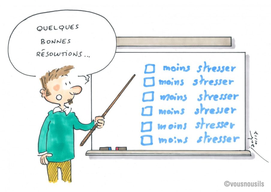 La bonne résolution 2017 des élèves… et des profs !