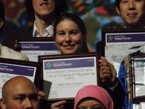 Knowledge Construction and Critical Thinking award @Mariehel2