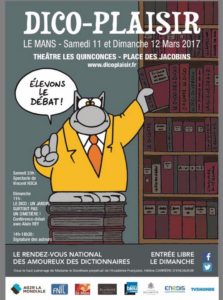 Affiche de Dico-plaisir 2017, réalisée par Philippe Geluck