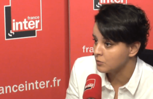 Najat Vallaud-Belkacem au micro de France Inter © @FranceInter
