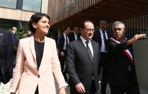 Najat Vallaud-Belkacem et François Hollande © Laurent BLEVENNEC-Mureaux
