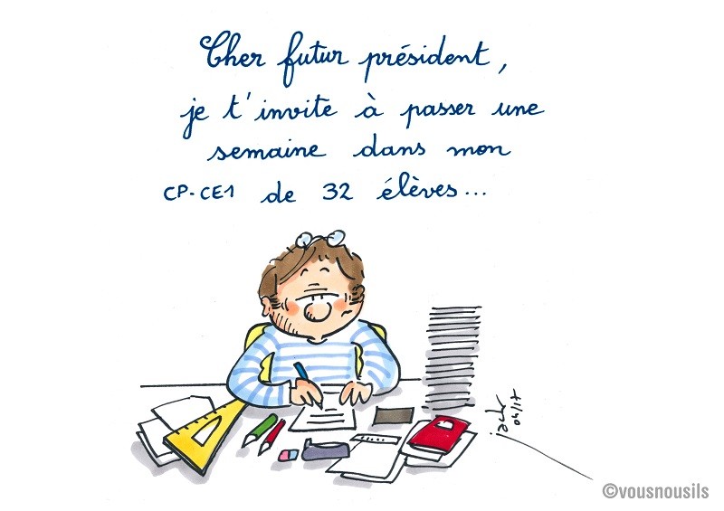 Cher futur président, viens donc faire classe !