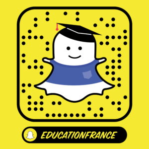 Le compte Snapchat de l'Education nationale © @educationfrance