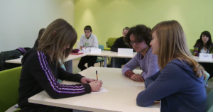 Simulation d'une situation de médiation / collège Croix Maître Renault de Beaumont-le-Roger / Dgesco