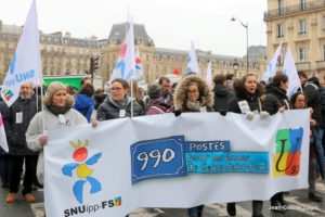 Manifestation du 14 décembre, enseignants 93/ Crédit : Jean-Claude Saget