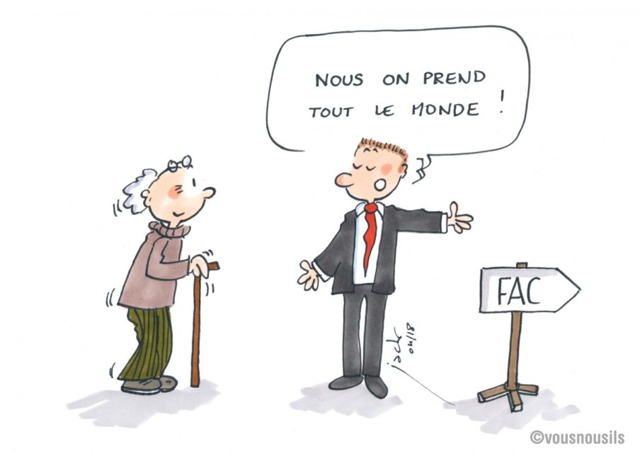 Parcoursup : en fac, de la place pour tout le monde !