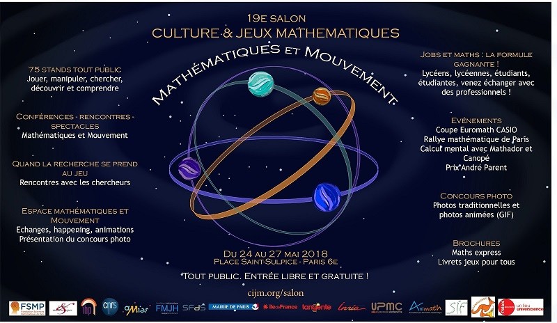 Paris : le 19e Salon Culture et Jeux Mathématiques ouvre bientôt ses portes