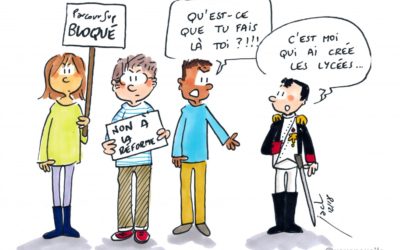 Manifestations lycéennes : la faute de Napoléon ?